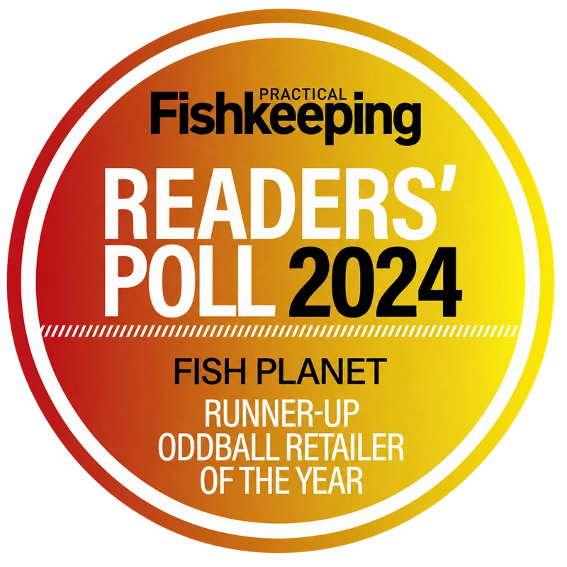 Practical Fishkeeping Readers' Poll 2024 — Fish Planet, runner-up Oddball Retailer of the Year